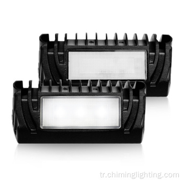 Evrensel 18W LED Işık Bar Kamyon LED Yan İş Işığı Kamyon ATV SUV RV için